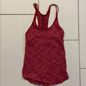 Lulu lemon red tank top